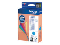 BROTHER LC-223 cartouche d encre cyan capacité standard 550 pages pack de 1