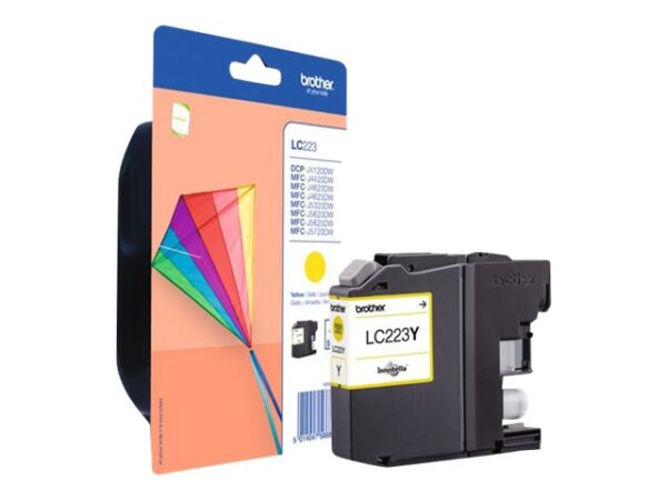 BROTHER LC-223 cartouche d encre jaune capacité standard 550 pages pack de 1