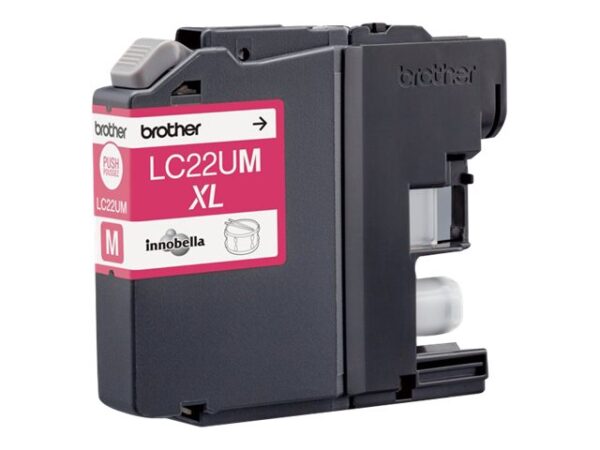 BROTHER LC22UM Cartouche de encre Magenta, 1200 pages pour DCP-J785DW et MFC-J985DW