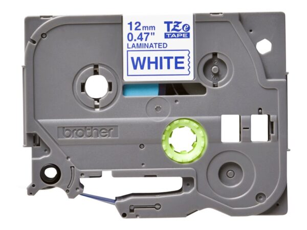 BROTHER P-TOUCH TZE-233 bleu sur blanc 12mm