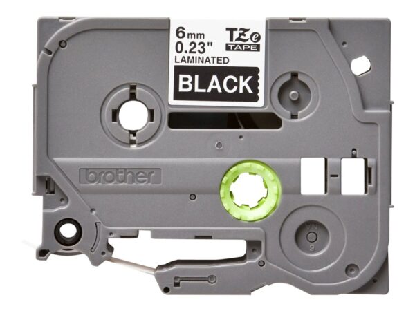 BROTHER P-TOUCH TZE-315 blanc sur noir  6mm