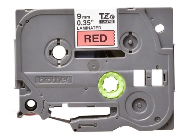 BROTHER P-TOUCH TZE-421 noir sur rouge 9mm