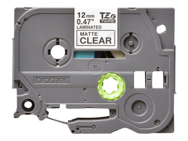 BROTHER P-TOUCH TZE-M31 noir sur clear-matt 12mm