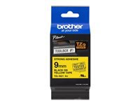 BROTHER P-TOUCH TZE-S621 noir sur jaune  9mm extra gluey