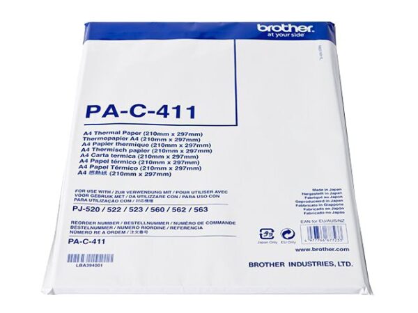 BROTHER Papier thermique A4 (100 feuilles) pour PJ6XX