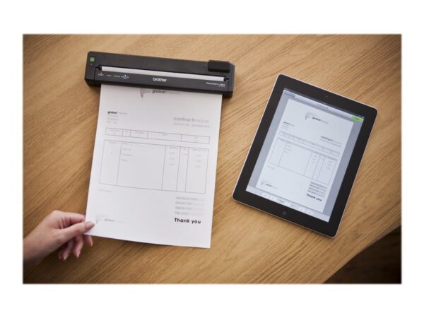 BROTHER PJ673 Imprimante mobile A4 réseau sans-fil batterie et adaptateur secteur non fournis