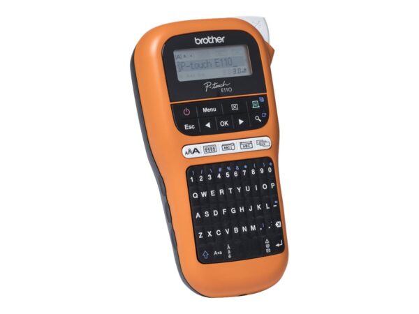 BROTHER PT-E110VP Etiqueteuse portable pour les electriciens livree avec mallette de transport et adaptateur secteur