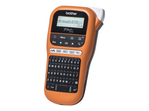 BROTHER PT-E110VP Etiqueteuse portable pour les electriciens livree avec mallette de transport et adaptateur secteur