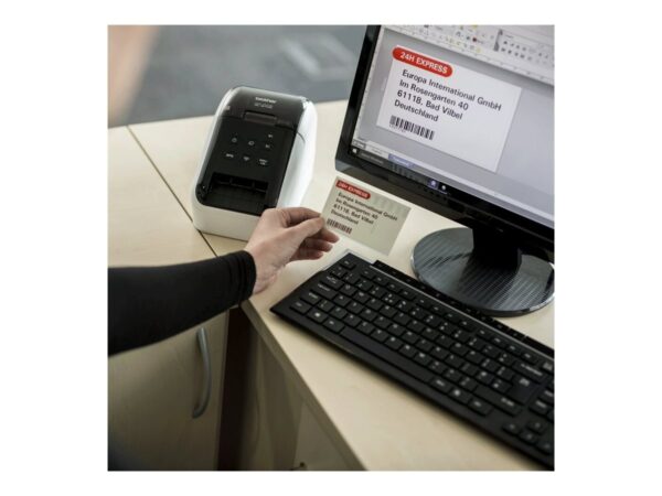 BROTHER QL-810W Professional Label Printer with Wi-Fi w/o USB HOST