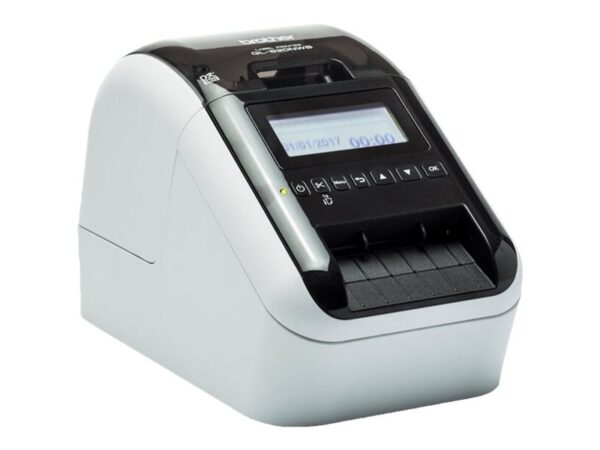 BROTHER QL-820NWBCVM Label Printer 176mm/sec Visitor Badge/event Pass Wi-Fi Ethernet Bluetooth Airprint LCD-display