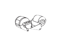 BROTHER RB-PP2RD Farbband for Plastik Film Bandkassette red