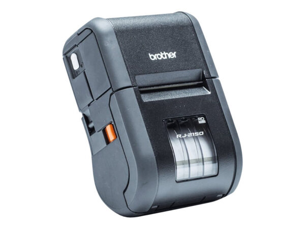 BROTHER RJ-2150 Imprimante mobile pour reçus et étiquettes 2 pouces Bluetooth and Wi-Fi and batterie incluse adaptateur secteur