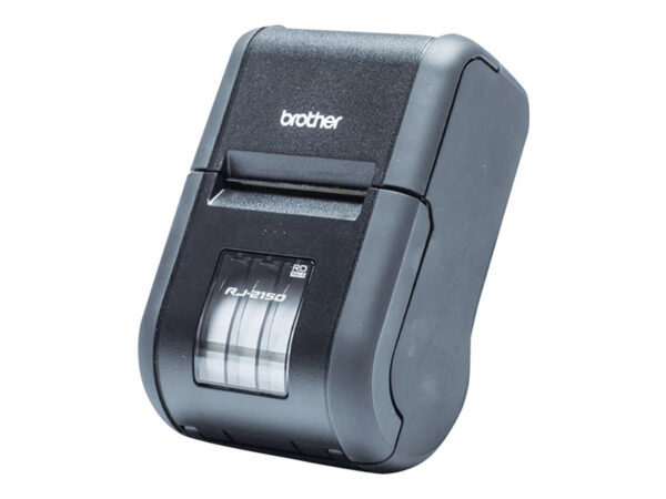 BROTHER RJ-2150 Imprimante mobile pour reçus et étiquettes 2 pouces Bluetooth and Wi-Fi and batterie incluse adaptateur secteur