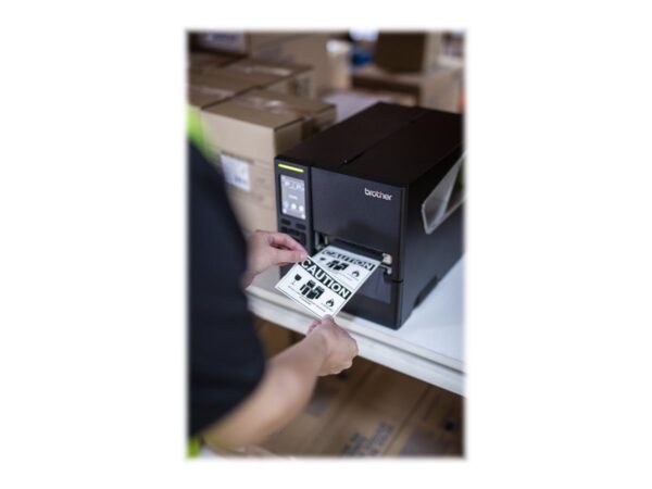 BROTHER Titan Industrial Printer TJ-4021TN Label printer direct thermal 12cm 203dpi 254mm/sec USB 2.0 LAN serial USB host