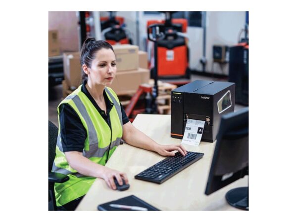 BROTHER Titan Industrial Printer TJ-4522TN Label printer direct thermal 114mm 300dpi 305mm/sec USB 2.0 LAN serial USB host