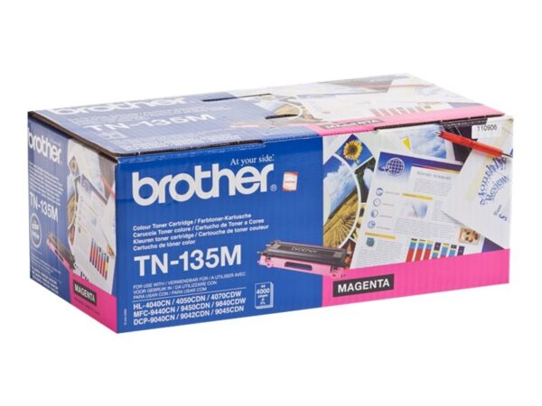 BROTHER TN-135 cartouche de toner magenta haute capacité 4.000 pages pack de 1