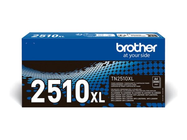 BROTHER TN2510XL Black Toner Cartridge ISO Yield up to 3.000 pages