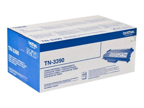 BROTHER TN3390 Kit Toner TN3390 12 000 pages selon ISO19752 pour HL6180DW/ DCP8250DN/ MFC8950DW