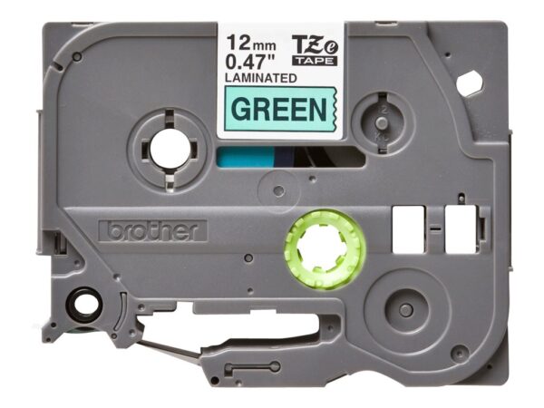 BROTHER TZ731 tape cassette 12mm 8m green black for P-touch 200 300 500 Series
