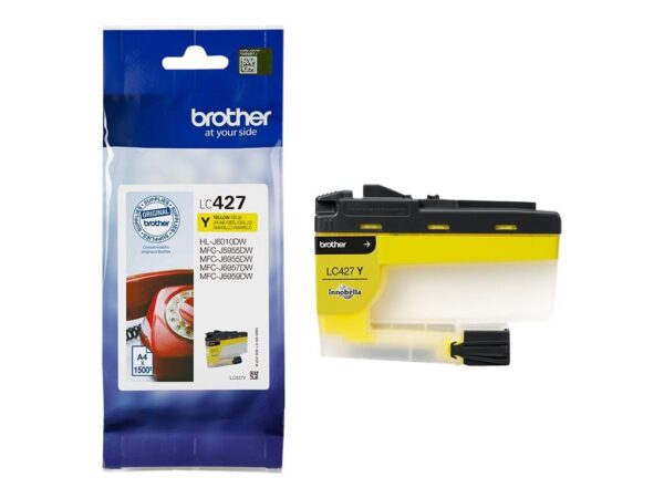 BROTHER Yellow Ink Cartridge – 1500 Pages