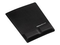 Bundle FELLOWES fabrik mousepad/ wrist rest bla + laptop quick lift i-spire black + support dorsal fin