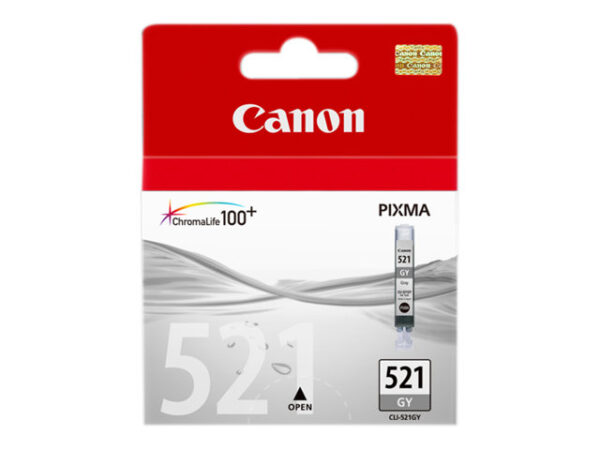 CANON 1LB CLI-521G ink cartridge grey standard capacity 9ml 1.370 pages 1-pack