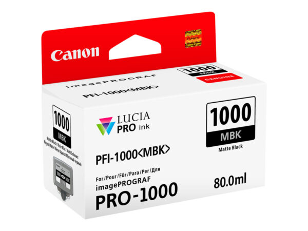 CANON PFI-1000 mat reservoir dencre noire