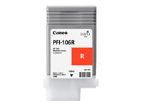 CANON PFI-106R cartouche dencre rouge capacité standard 130 ml pack de 1