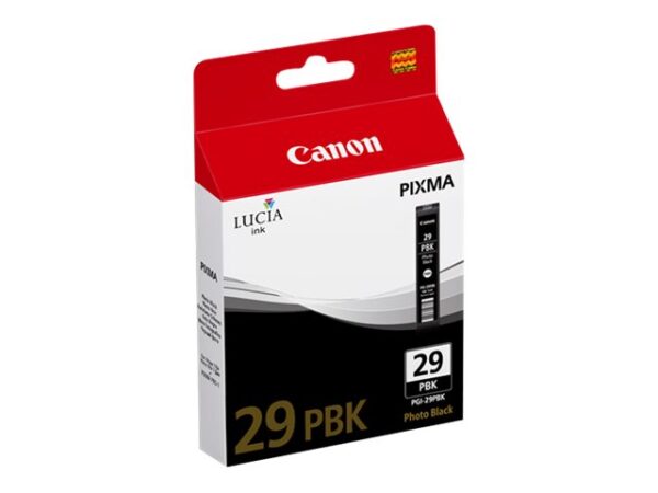 CANON PGI-29 PBK cartouche d encre photo noir capacité standard 1.300 photos pack de 1