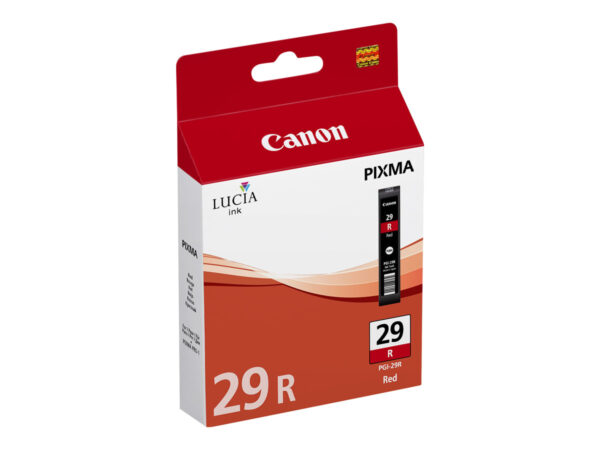 CANON PGI-29 R cartouche d encre rouge capacité standard 2.370 pictures pack de 1