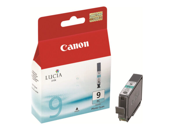 CANON PGI-9PC cartouche d encre photo cyan capacité standard 14ml 1.005 pages pack de 1