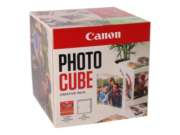 CANON pp-201 Ink Cartridge 5×5 Photo Cube Creative Pack White Green