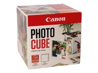 CANON pp-201 Ink Cartridge 5×5 Photo Cube Creative Pack White Orange