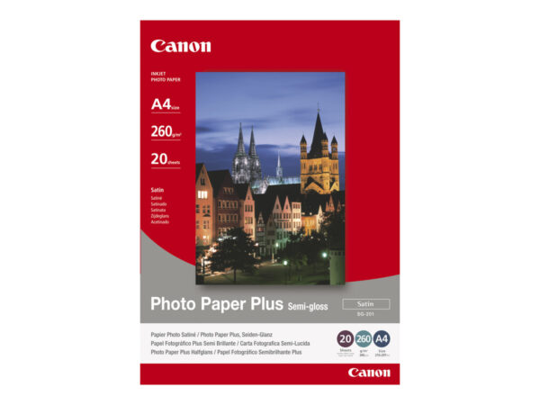 CANON SG-201 semi brillant photo  papier inkjet 260g/m2 4×6 inch 50 feuilles pack de 1