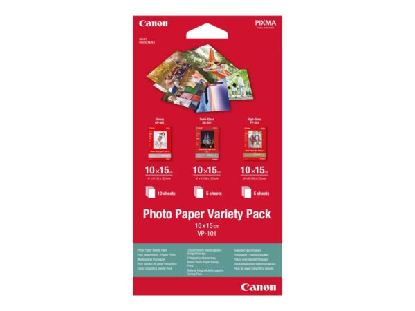 CANON VP-101 photo  papier variety pack 10x15cm