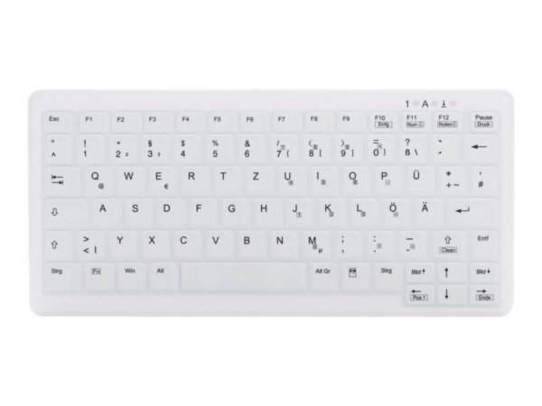 CHERRY AK-C4110F-FUS-W/FR Wireless keyboard compact without numpad waterproof IP68 USB white (FR)