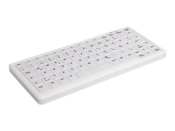 CHERRY AK-C4110F-U1-W/FR Wired keyboard compact without numpad washable USB white (FR)