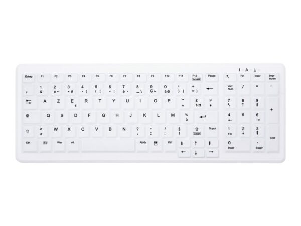 CHERRY AK-C7000F-FUS-W/FR Wireless keyboard compact with numpad waterproof IP68 USB white (FR)
