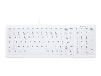 CHERRY AK-C7000F-U1-W/FR Wired keyboard compact with numpad washable USB white (FR)
