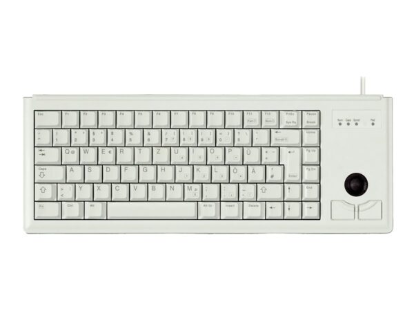 CHERRY Compact corded Trackball Keyboard USB grey (GB)