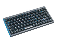 CHERRY COMPACT-KEYBOARD G84-4100 Clavier mécanique bas profil 86 touches USB+PS/2 noir Layout FRANCAIS