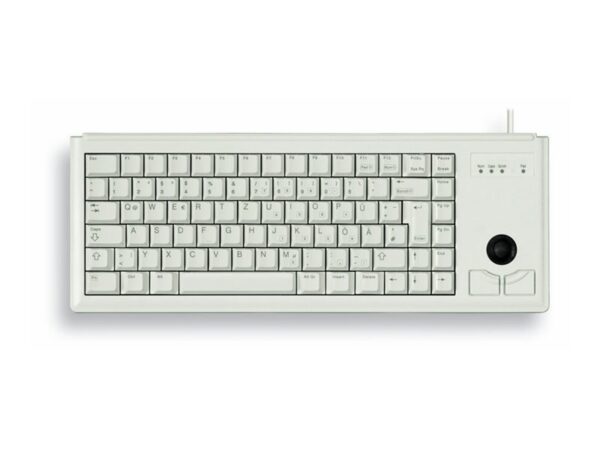 CHERRY Compact Trackball Keyboard 2xPS/2 grey (US)