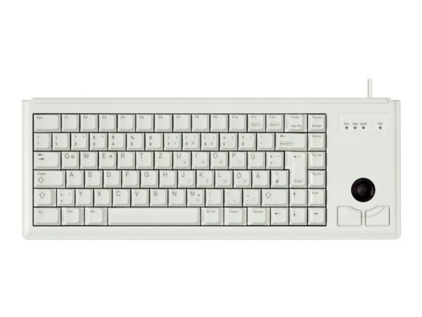 CHERRY Compact Trackball Keyboard 48cm 19.7p USB grey (DE)