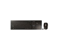 CHERRY DW 9100 SLIM Rechargeable wireless desktop Black (DE)