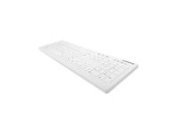 CHERRY Flat Profile Hygiene Desktop Keyboard Sealed White (FR)