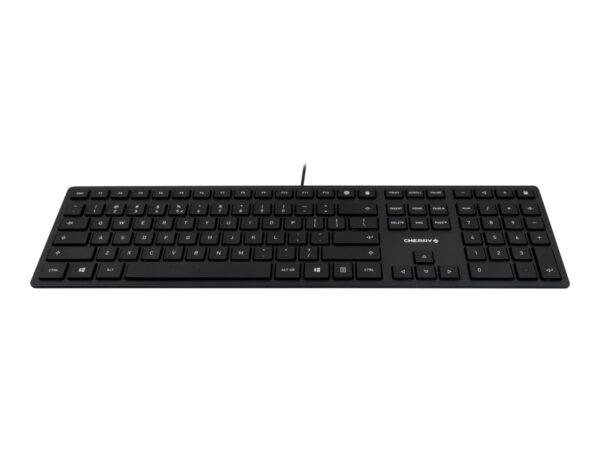 CHERRY KC 6000 Slim Corded Keyboard – USB – BLACK – US-Englisch with EURO Symbol (US)
