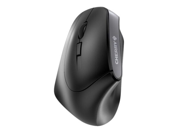 CHERRY MW 4500 LEFT Souris sans fil optique 600/900/1200 dpi 6 boutons inclinaison 45° pour gaucherse 45 degrés -USB noire – Gaucher