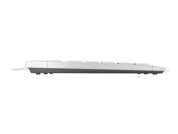 CHERRY Stream Keyboard Clavier 104+10 touches USB gris Layout Qwerty International (EU)