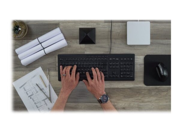 CHERRY STREAM KEYBOARD Clavier 104+10 touches USB noir Layout Qwerty International