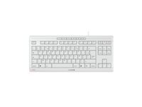 CHERRY Stream Keyboard TKL compact 88+6 keys USB gray white (FR)